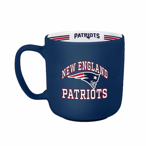 Logo Brands New England Patriots 15oz Stripe Mug - 619-C15SM