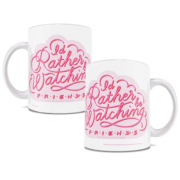 Sharptools Id Rather Be Watching Friends Ceramic Mug, White - SH3492118
