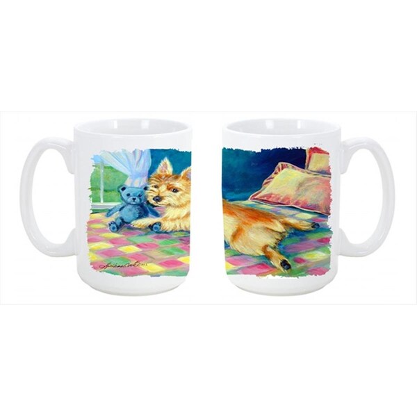 Carolines Treasures Norwich Dishwasher Safe Microwavable Ceramic Coffee Mug 15 oz. - 7275CM15