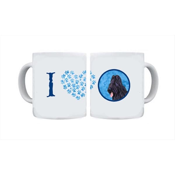 Carolines Treasures 15 oz. Briard Dishwasher Safe Microwavable Ceramic Coffee Mug - SS4765-BU-CM15