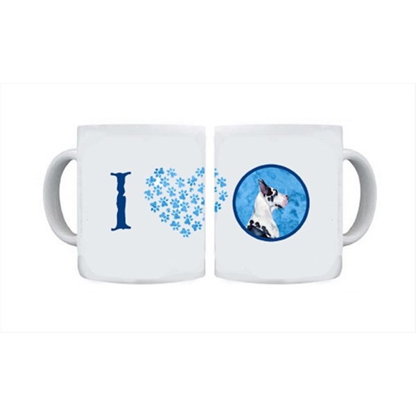 Carolines Treasures 15 oz. Great Dane Dishwasher Safe Microwavable Ceramic Coffee Mug - LH9371BU-CM15