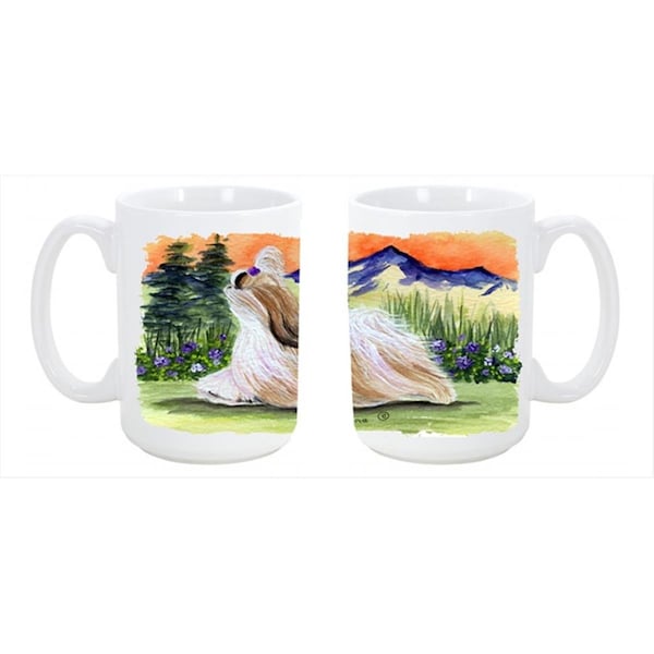 Carolines Treasures Shih Tzu Dishwasher Safe Microwavable Ceramic Coffee Mug 15 oz. - SS8179CM15