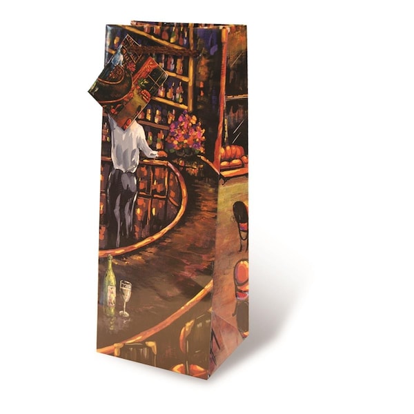 Wrap-Art Grand Hotel paper Bag with Plastic Rope Handle - 17106