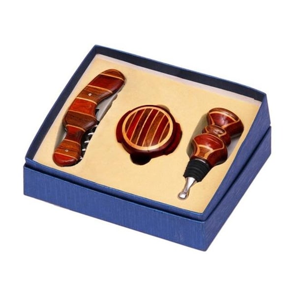 Vinostrumenti VinoStrumenti VSGS3PcCS4 3 Piece Wine Gift Set - VSGS3PCCS4