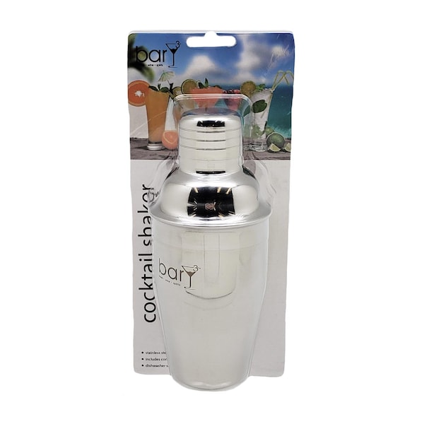 Bary3 BarY3 12 oz Silver Stainless Steel Cocktail Shaker - VIO-0092