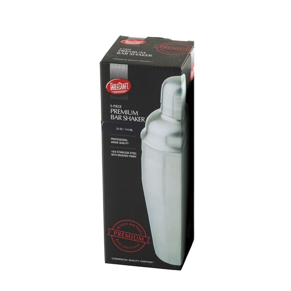 Tablecraft Cocktail Shaker, 3-Piece, 24 oz - 10469