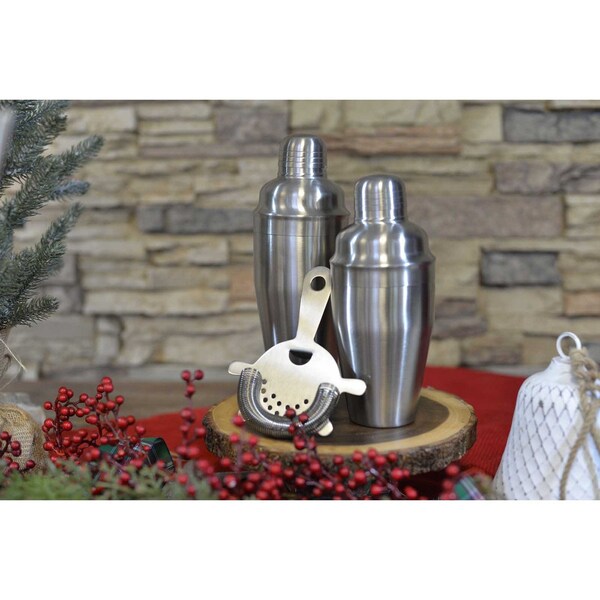 Tablecraft Cocktail Shaker, 3-Piece, 24 oz - 10469