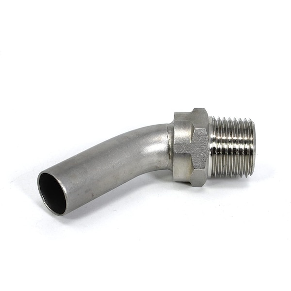 Concord 304 Stainless Steel Beer Brewing Dip Tube Pick Up, 3", Extra Wide - DT-05