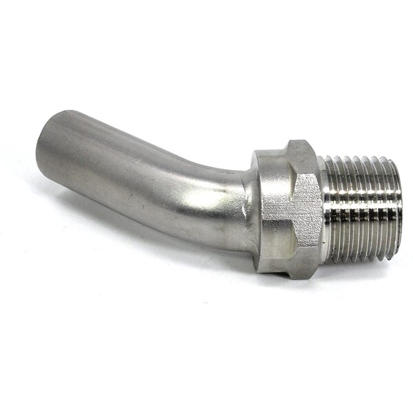 Concord 304 Stainless Steel Beer Brewing Dip Tube Pick Up, 3", Extra Wide - DT-05