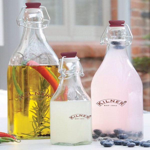 Kilner Kilner 34 oz Clear Preserver Bottle 1 pk - 0025472