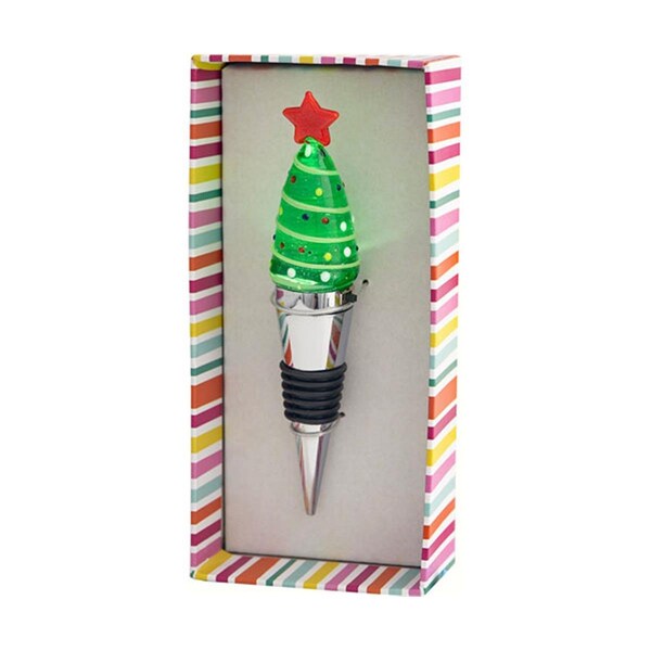 Ls Arts Light-Up Glass Stoppers - Tree - XM-1042