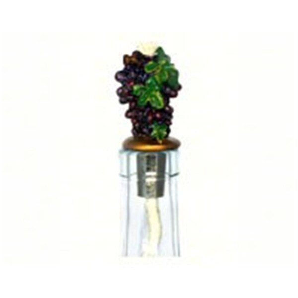 Vintage Concepts Grapevine Pewter Tall Winelight Painted - VCWLPGVTP