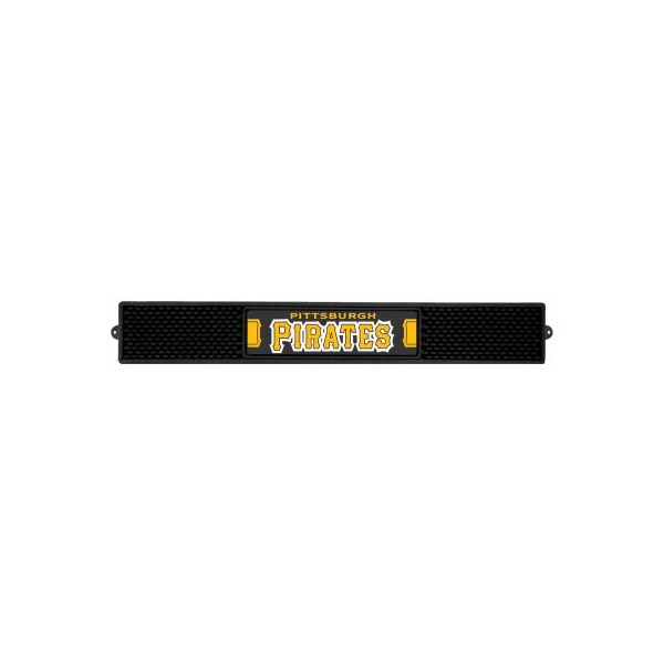 Fanmats FanMats Drink Mat, 19422, MLB - Pittsburgh Pirates, 3-1/4"x 24"x 1" - 19422