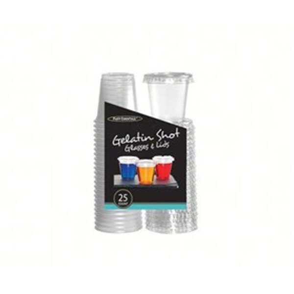 Northwest Enterprises North West Enterprises  Shots with Lids- Clear - 2 oz - NWEN201312