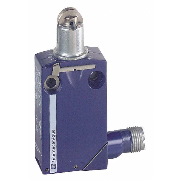 Interruptor de límite Telemecanique Sensors, émbolo, rodillo, 1NC/1NO, 3A @ 240V CA, Ubicación del actuador: Arriba - XCMD2102M12