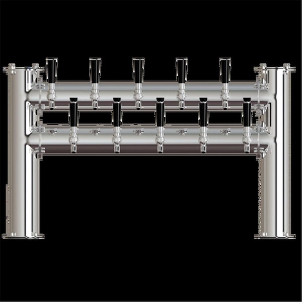 Ubc Double Bridge 10 Stainless Steel Beer Lines - DB335-10