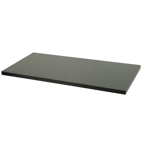 Highkey PW-1224BK 12 x 24 in. Melamine ShelfBlack - LR952004