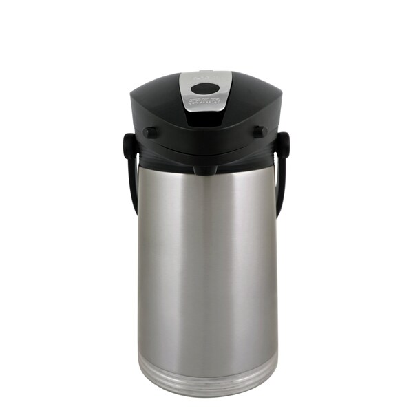 Service Ideas Ergoserv Airpot, Stainless Vacuum Insulation, 2.2 Liter, Brushed - 10-00180-008