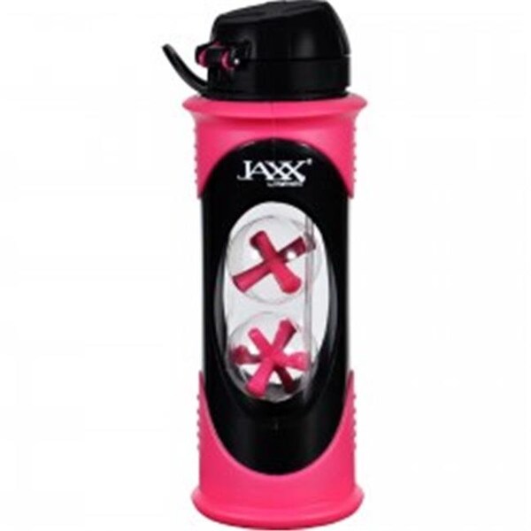 Medport Medport 786FFPNKGRYKIT Fit & Fresh Pink Jaxx Glass Shaker Bottle Set - 786FFPNKGRYKIT