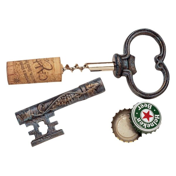 Design Toscano The Bishop's Church Key Corkscrew and Bottle Opener, PK 3 - SP98972
