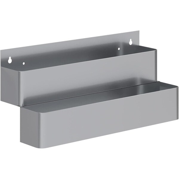 Amgood 22 in. Double Tier Stainless Steel Speed Rail - SR-22D-Z