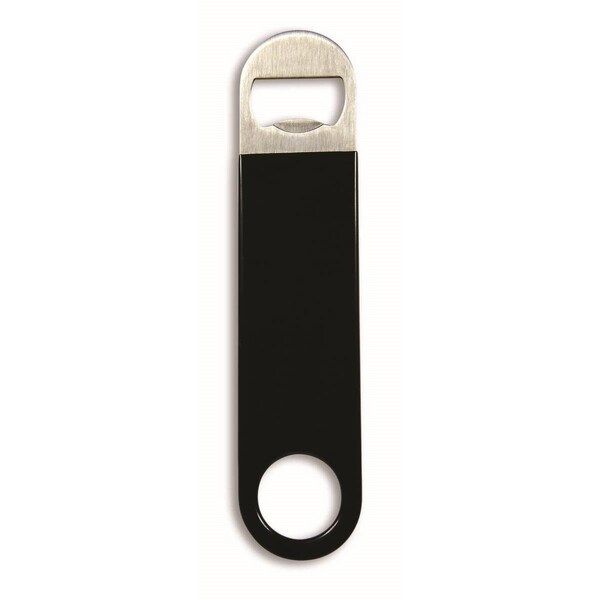 Wrap-Art Stainless Steel with Vinyl Grip Bottle Opener Black - 26668