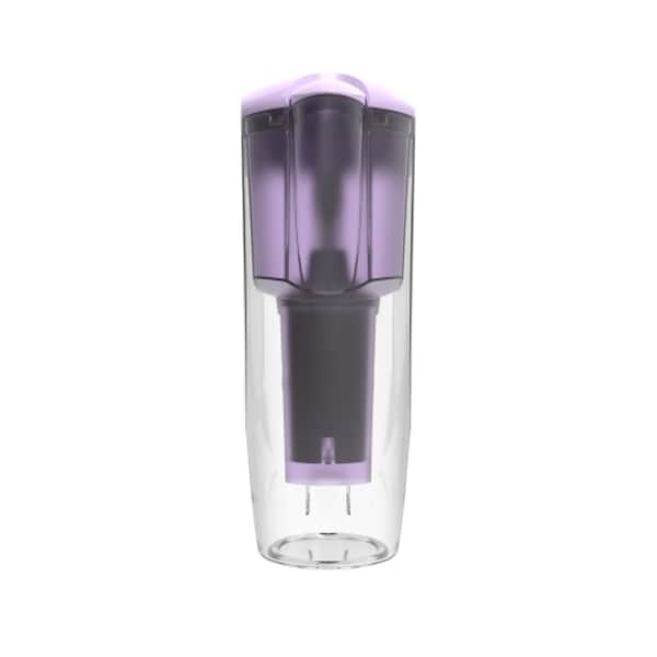 Drinkpod Drinkpod Alkaline Water Filter Pitcher, 8-Stage Cartridge 2.5L Includes 3 Alkaline Water Filters - DPPITCHER1SLV