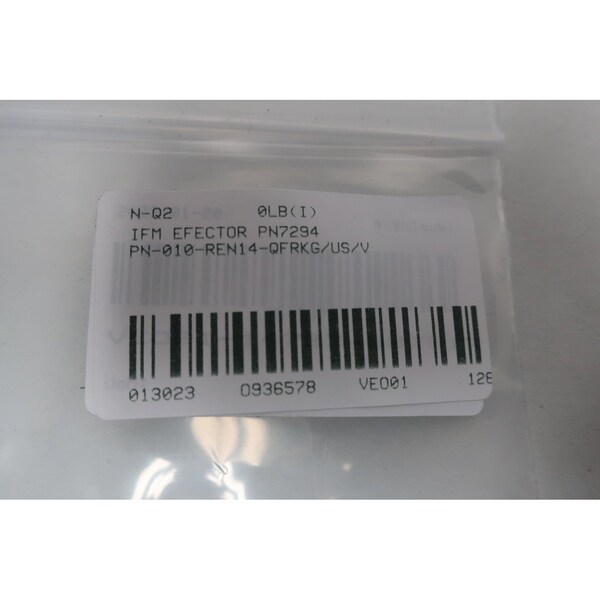 Sensor de presión Ifm 145145PSI 1830VDC, PN7294 PN010REN14QFRKGUSV - PN7294 PN-010-REN14-QFRKG/US/V
