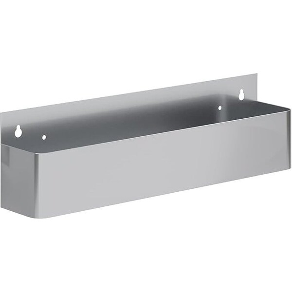 Amgood 22 in. Single Tier Stainless Steel Speed Rail Rack for Commercial Bars - SR-22-Z