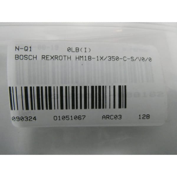 SENSOR DE PRESIÓN DE 14-30V Y 0-350BAR - HM18-1X/350-C-S/V0/0 de Rexroth
