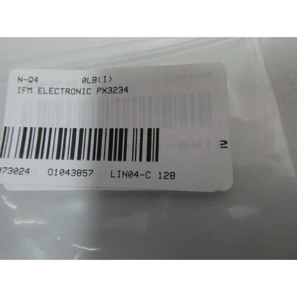 SENSOR DE PRESIÓN Ifm 0-200 PSI 9.6-32V-DC - PX3234 PA-020PRBN14-A-ZVG/US/V
