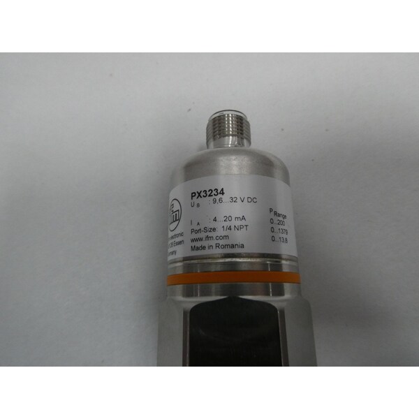 SENSOR DE PRESIÓN Ifm 0-200 PSI 9.6-32V-DC - PX3234 PA-020PRBN14-A-ZVG/US/V