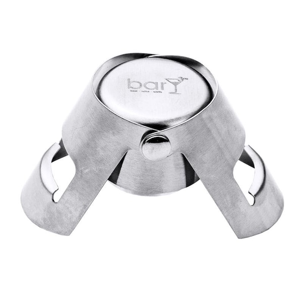 Bary3 BarY3 Silver Stainless Steel Bottle Stopper - BAR-0750