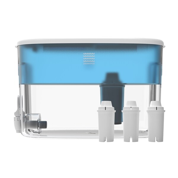 Drinkpod Drinkpod 38 Cup Ultra Dispenser Alkaline Countertop Water Filter Ionizer - DPDISPENSE1XLB