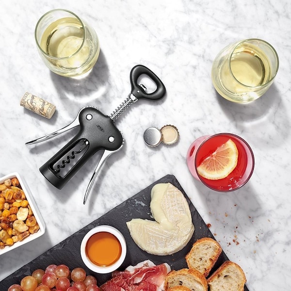 Oxo International Good Grips Winged Corkscrew with Bottle Opener, Zinc - 11245400