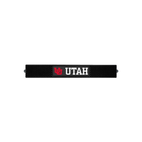 Fanmats FanMats Drink Mat, 21744, University of Utah, 3-1/4"x 24"x 1" - 21744