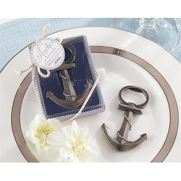 Kate Aspen Kate Aspen 11136NA Anchor Nautical-Themed Bottle Opener - 11136NA