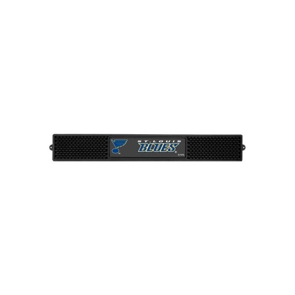 Fanmats FanMats Drink Mat, 14068, NHL - St. Louis Blues, 3-1/4" x 24" x 1" - 14068
