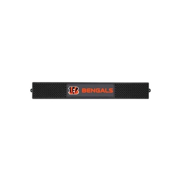 Fanmats FanMats Drink Mat, NFL - Cincinnati Bengals 3-1/4" x 24" x 1" - 14755