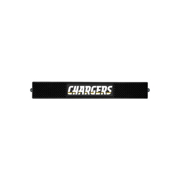 Fanmats FanMats Drink Mat, 20514, NFL - Los Angeles Chargers, 3-1/4"x 24"x 1" - 20514