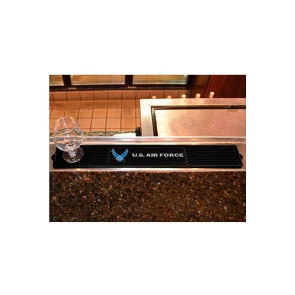Fanmats FanMats Drink Mat, 15729, Military - U.S. Air Force, 3-1/4" x 24" x 1" - 15729