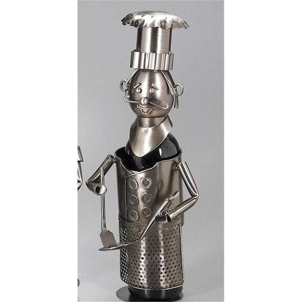 Fastfood Wine Bottle Holder - Chef with Pan - FA576125