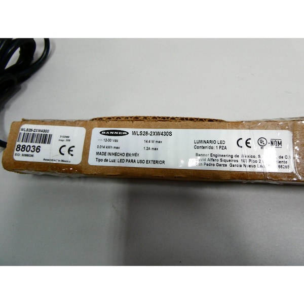 Banner CORTINA DE LUCES STRIP 430MM 12-30V-DC - WLS28-2XW430S