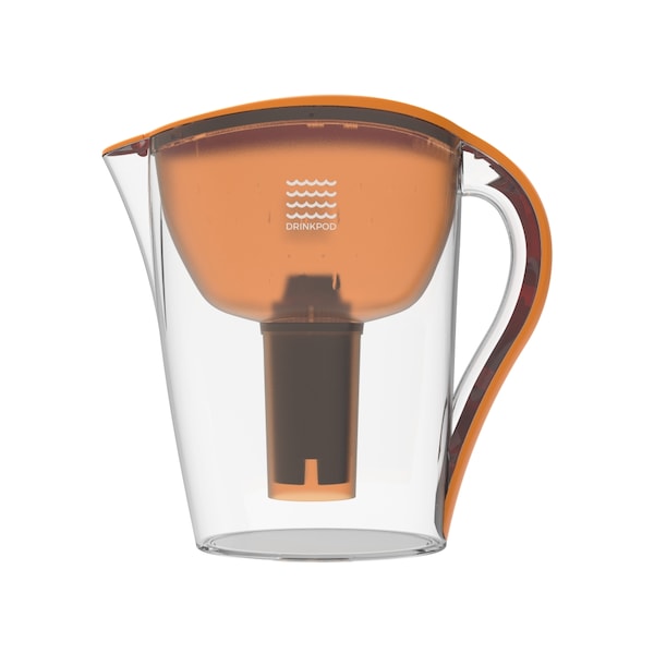 Drinkpod Ultra Premium Alkaline Water Pitcher - 3.5L Pure Healthy Water Ionizer w/3 Alkaline Water Filters - DPPITCHER1XLO