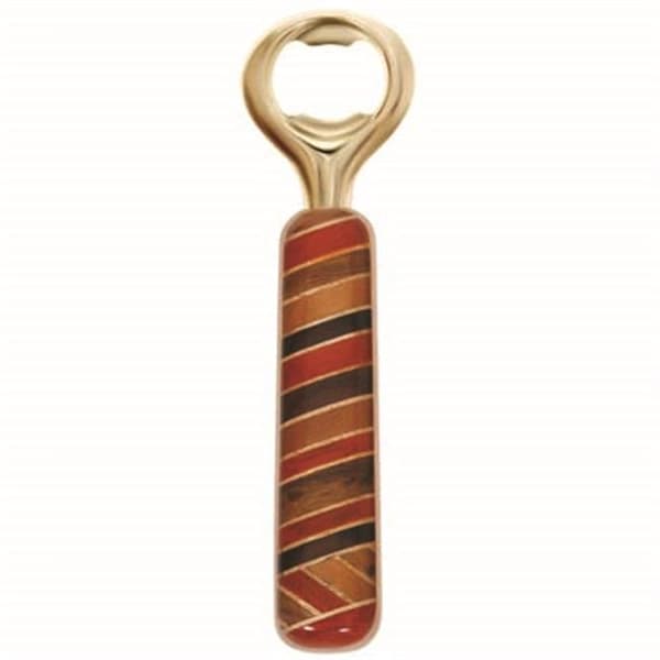 Vinostrumenti VinoStrumenti VSRBO1 Beer - Soft Drink Bottle Opener; Round - Multiwood - VSRBO1