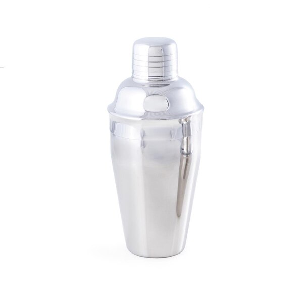 Bey Berk International Bey-Berk International  18 oz Stainless Steel Strainer Top Shaker, Silver - BS902
