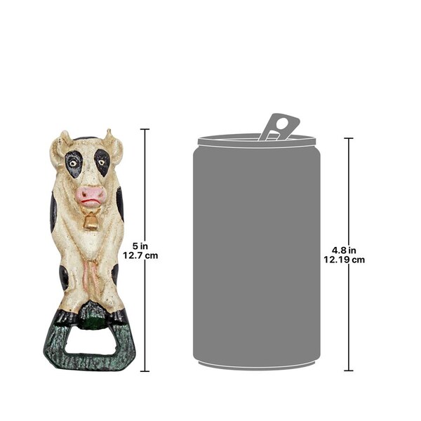 Design Toscano Moo Likes the Brew: Cow Cast Iron Bottle Opener - SP407