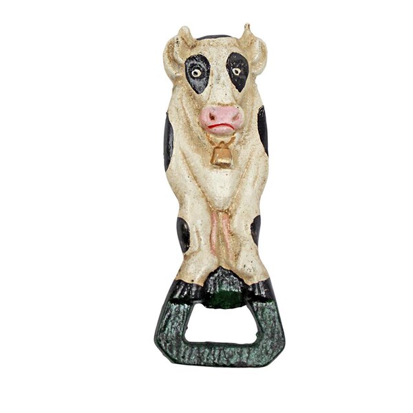 Design Toscano Moo Likes the Brew: Cow Cast Iron Bottle Opener - SP407