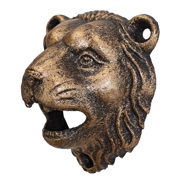Design Toscano Growling Lion Cast Iron Bottle Opener - SP2956