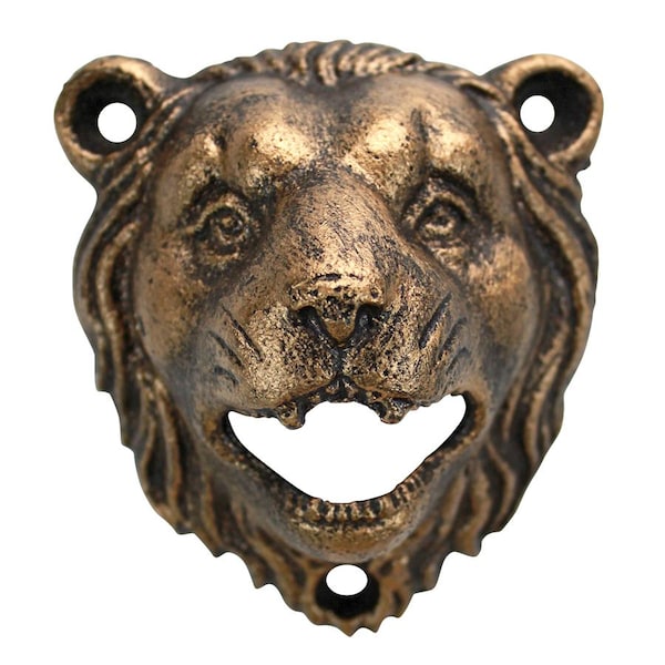 Design Toscano Growling Lion Cast Iron Bottle Opener - SP2956